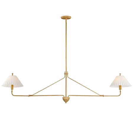 Maxim Lighting Kismet 2-Light Pendant, Gold Leaf 18312SWGL